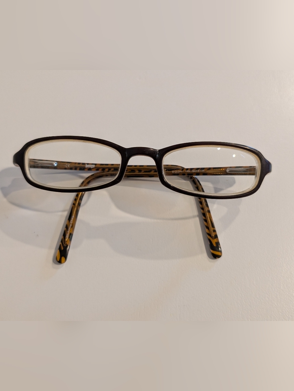 Bongo Rectangular Tortoiseshell Glasses Frames